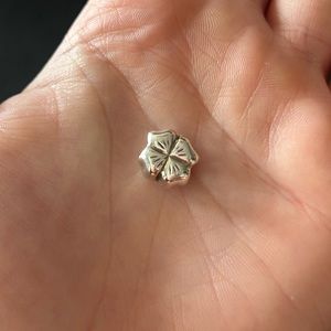 Pandora Bracelet Charm Shamrock 4 Leaf Clover Retired